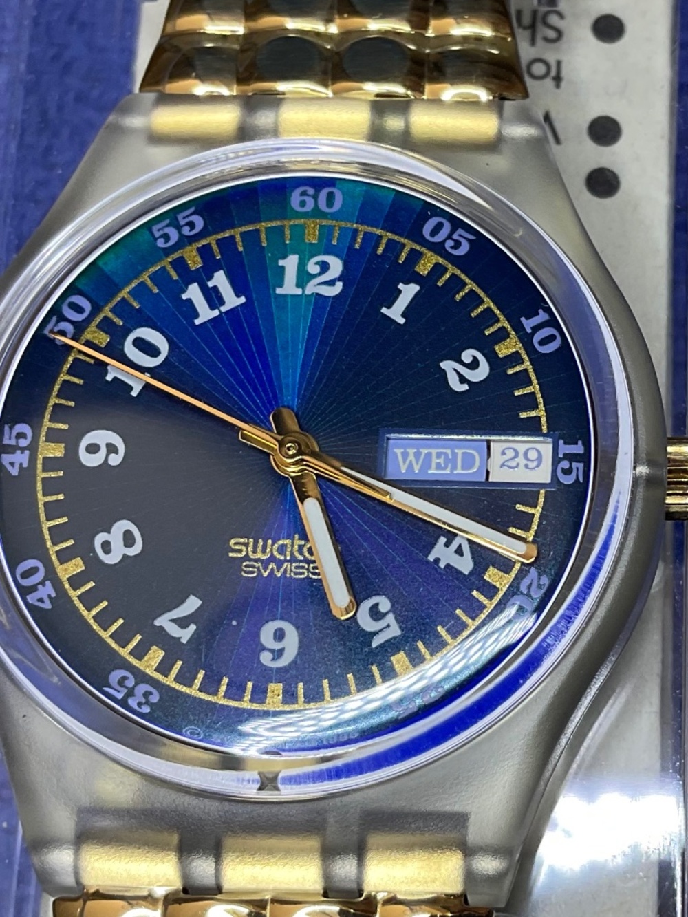 Like New Swatch Watch Golden Days